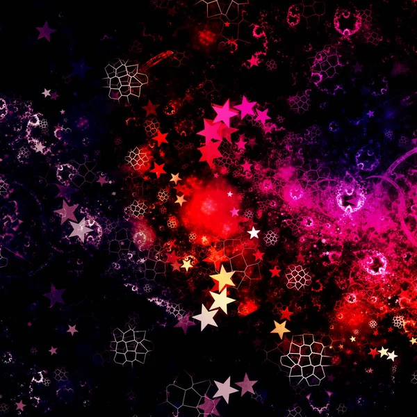 Abstrakter Glitter Fraktaler Hintergrund — Stockfoto