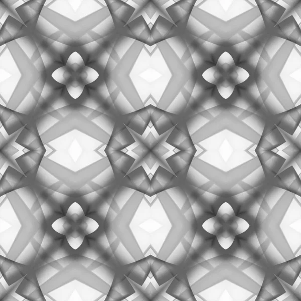 Ornamental Kaleidoscopic Pattern Geometric Background — Stok Foto