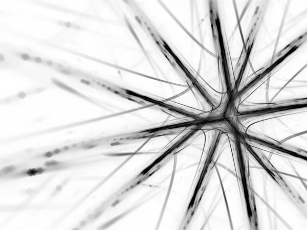 Fondo Fractal Abstracto Gris Con Líneas Cruzadas Efecto Luz — Foto de Stock