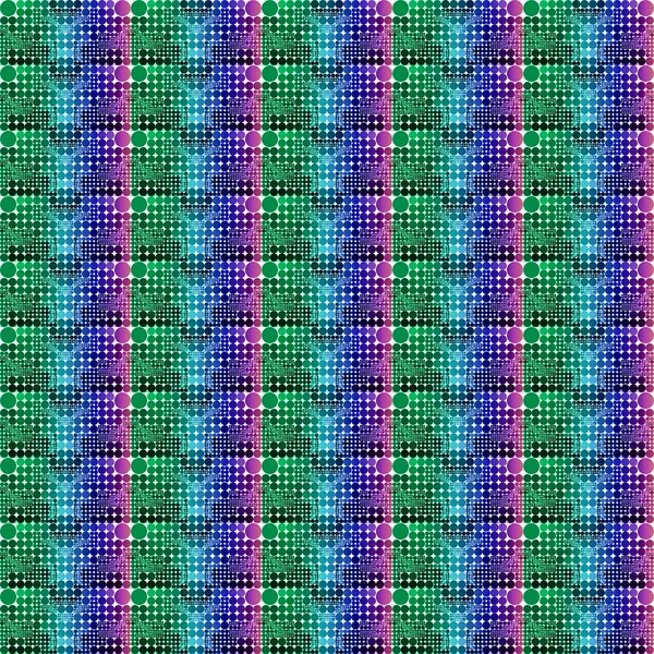 Zelená Abstraktní Bezešvé Mozaiky Vzor Tečky — Stock fotografie