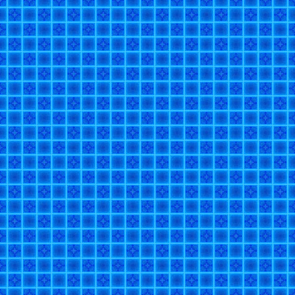 Μπλε Επαναλαμβανόμενα Σχήματα Χωρίς Ραφή Πρότυπο — Φωτογραφία Αρχείου