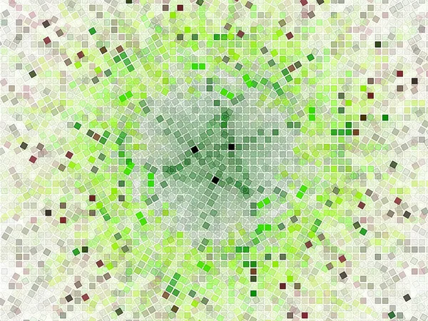 抽象分形马赛克漩涡和光背景 — 图库照片