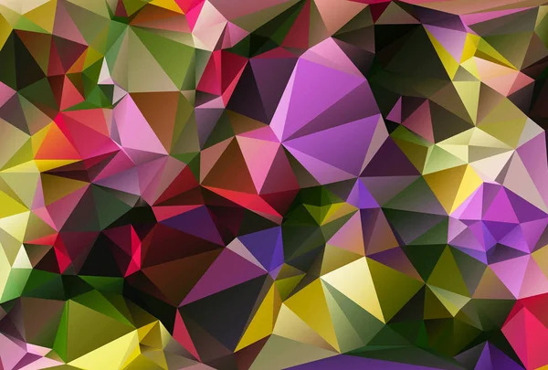 Triángulos Coloridos Fondo Abstracto Poligonal —  Fotos de Stock