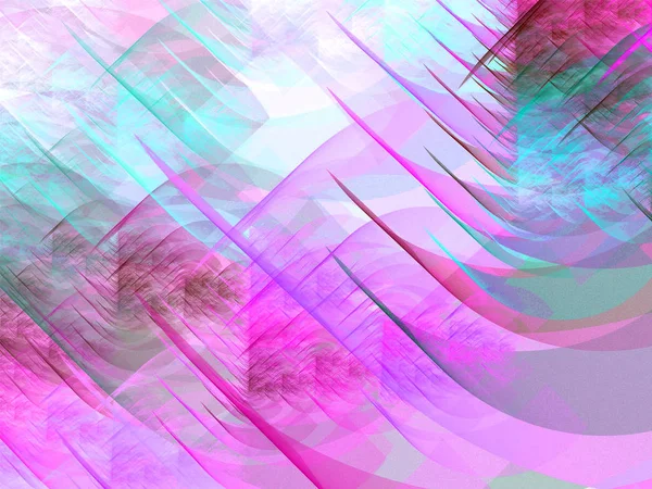 Abstracte Fractal Achtergrond Met Lichteffecten — Stockfoto