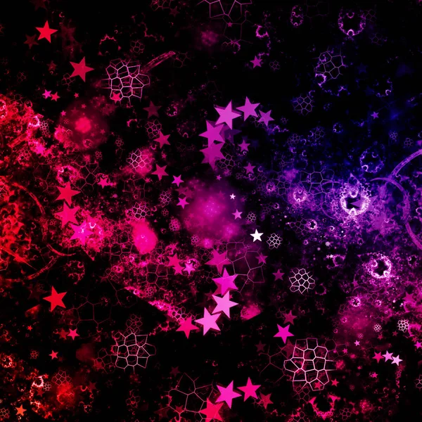 Abstract Glitter Fractal Background — Stock Photo, Image