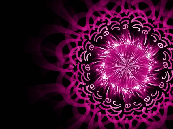 purple abstract fractal background with crossed lines and light effect