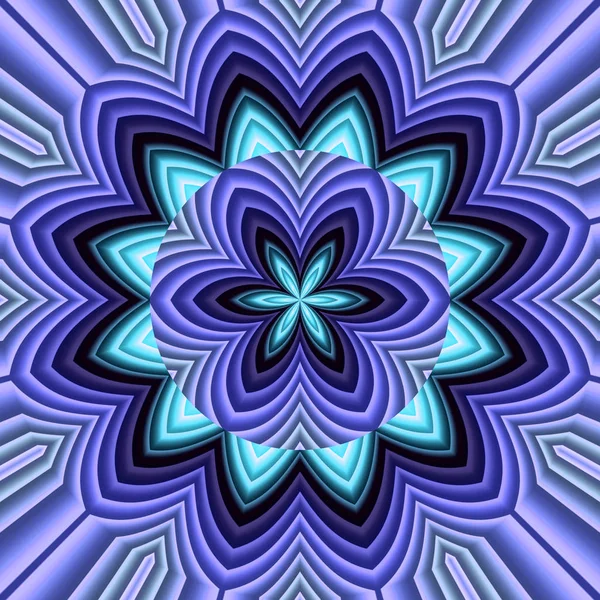 Purple Abstract Ornamental Mandala Background — Stock Photo, Image