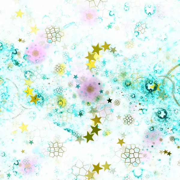 Abstract Glitter Fractal Background — Stock Photo, Image