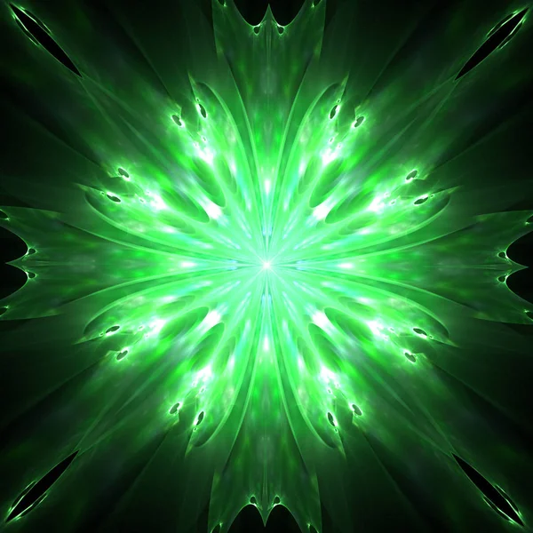 Green Abstract Futuristic Modern Background — Stock Photo, Image