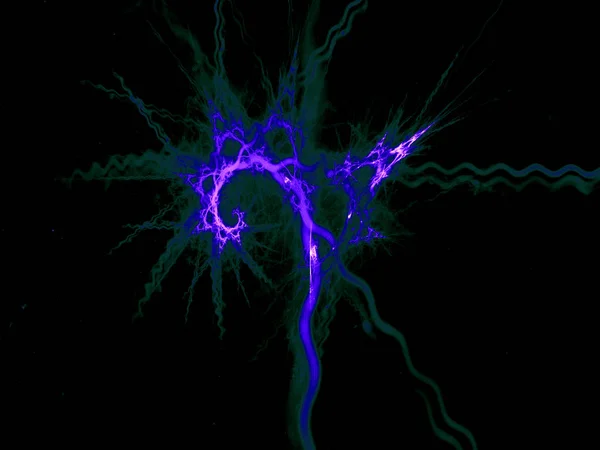 Όμορφη Αφηρημένη Πολύχρωμο Fractal Φόντο — Φωτογραφία Αρχείου