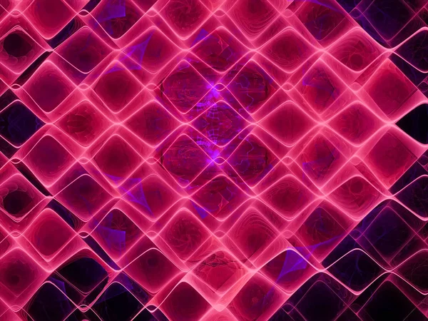 Abstracte Fractal Achtergrond Met Gekruiste Lijnen Lichteffect — Stockfoto