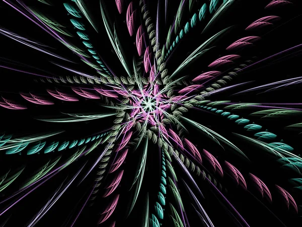 Abstract Fractal Background Crossed Lines — Stock Photo, Image