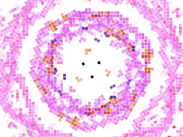 프랙탈 모자이크 소용돌이 — 스톡 사진