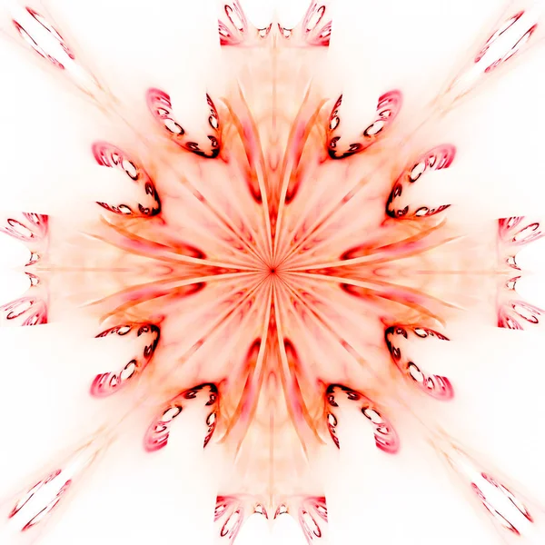 red abstract floral wallpaper, kaleidoscope background
