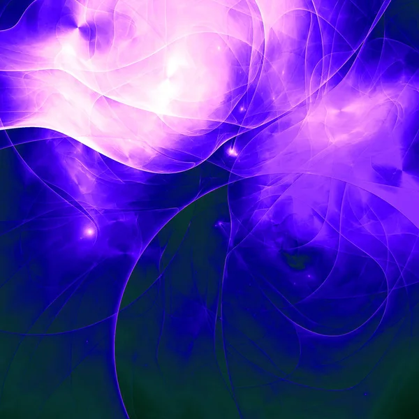 Абстрактний Фрактальний Фон Світловим Ефектом Хвилями — стокове фото