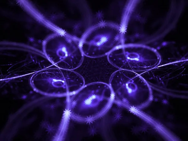 Abstract Fractal Background Crossed Lines — Stock Photo, Image