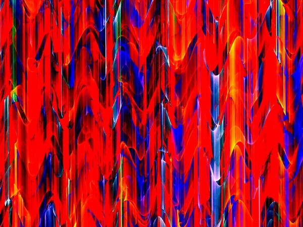 Papel Parede Fractal Abstrato Futurista Vermelho — Fotografia de Stock