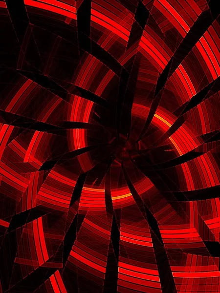 Абстрактные Фрактальные Спирали Красные Обои — стоковое фото