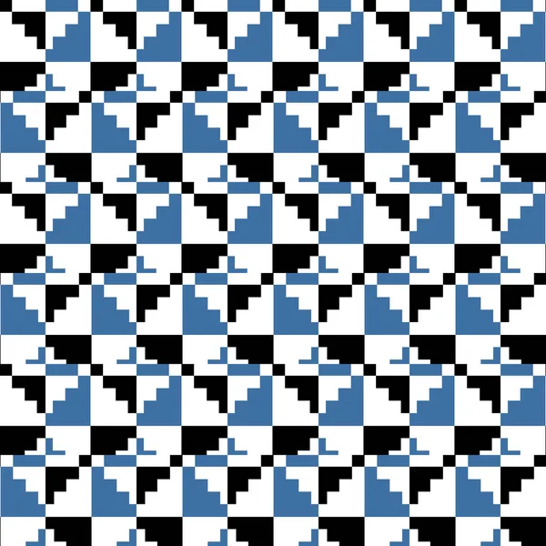 Синий Ретро Этнический Текстильный Фон — стоковое фото