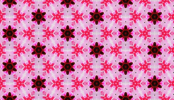 Seamless Abstract Kaleidoscopic Pattern Background — Stock Photo, Image