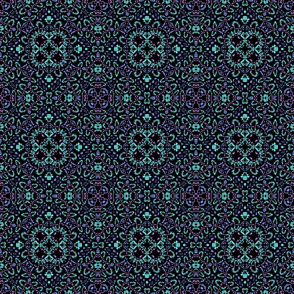 Abstraktní Kaleidoskopický Vzor Bezešvé Pozadí — Stock fotografie