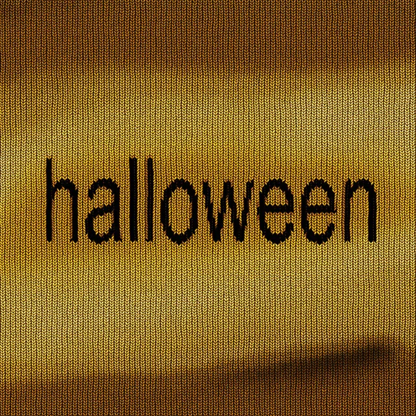 Halloween Banner Illustratie Trui Patroon — Stockfoto