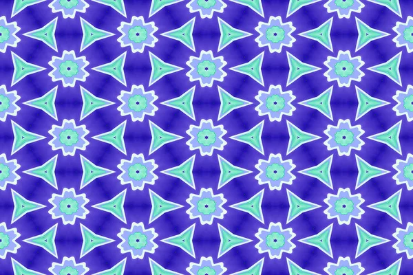 Seamless Abstract Kaleidoscopic Pattern Background — Stock Photo, Image