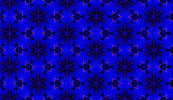 Naadloze Abstracte Caleidoscopische Patroon Voor Achtergrond — Stockfoto