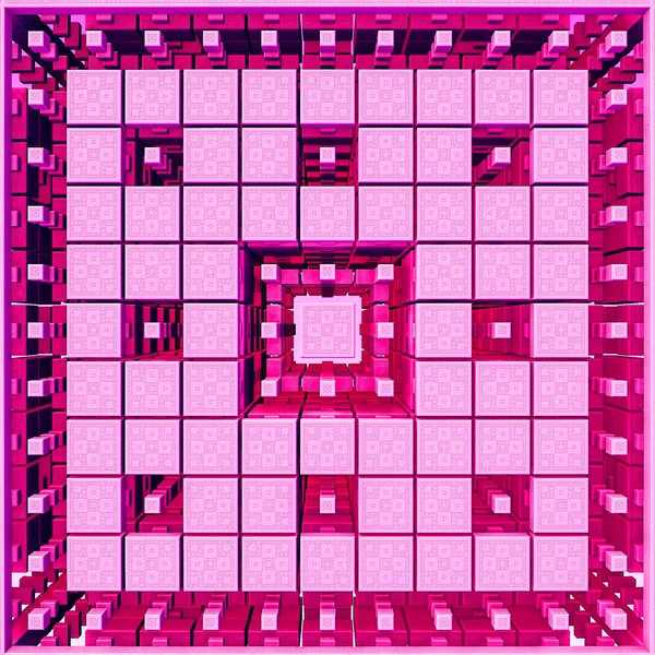 3D具有几何形状和纹理的抽象背景 — 图库照片