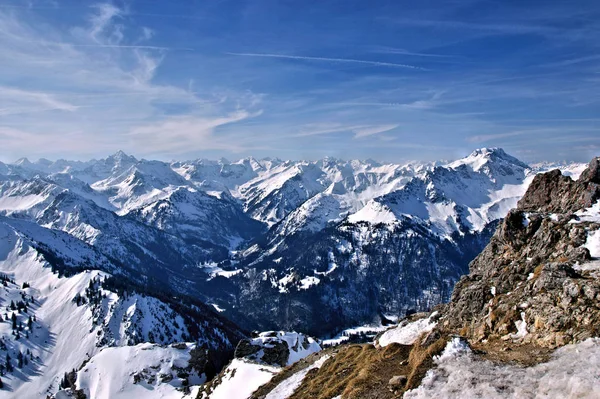 Bergpanorama Den Hintersteiner Alpen — стокове фото