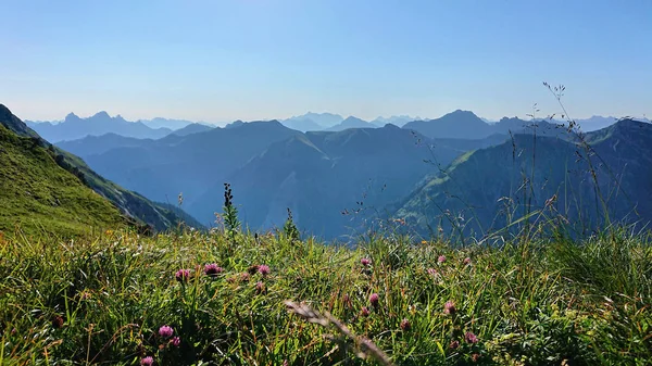 Hintersteiner Alpen的Bergpanorama — 图库照片