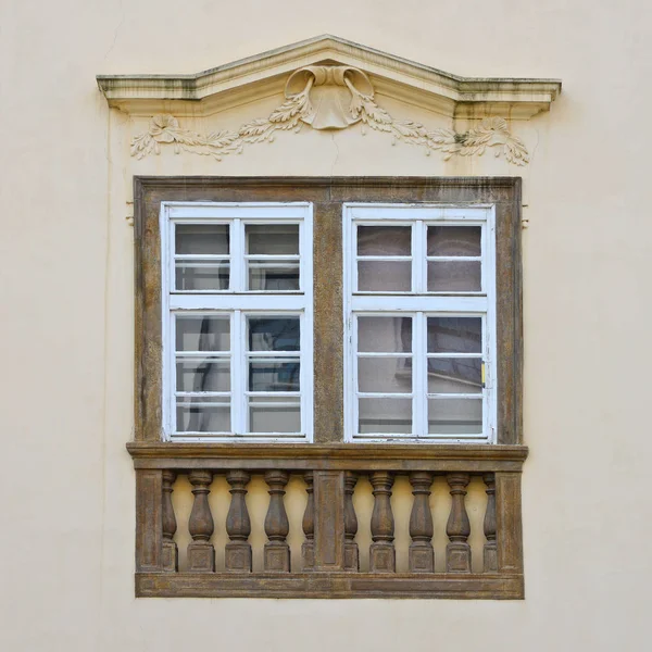 Pencere Eski Bir Bina Eski Pragua 2018 — Stok fotoğraf