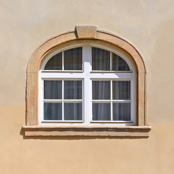 Ventana Edificio Antiguo Viejo Pragua 2018 — Foto de Stock