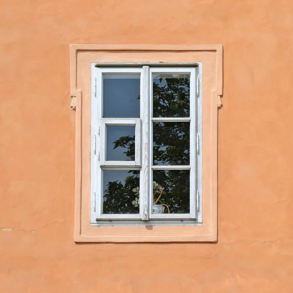 Okna Budynku Dawnej Stary Pragua 2018 — Zdjęcie stockowe