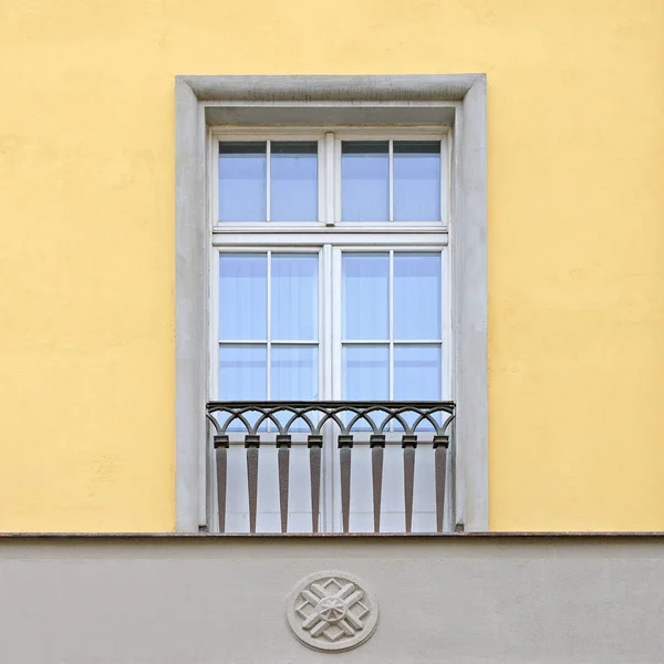 Вікно Старовинною Будівлею Старі Pragua 2018 — стокове фото