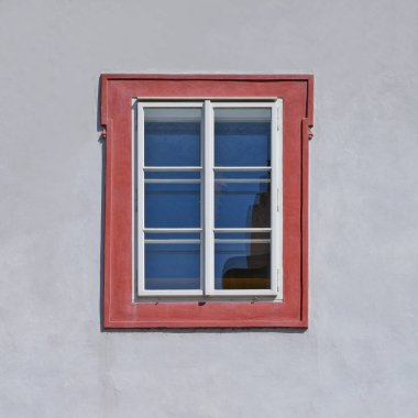 Eski bir binanın pencere. 