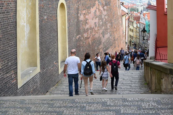 Prague República Checa Maio 2018 Ruas Antiga Praga — Fotografia de Stock