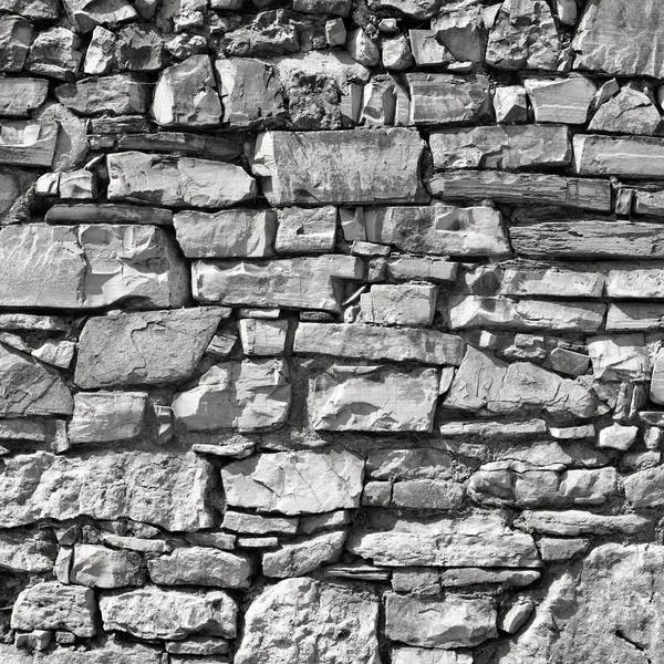 Fragment Ściany Odłamków Kamienia — Zdjęcie stockowe