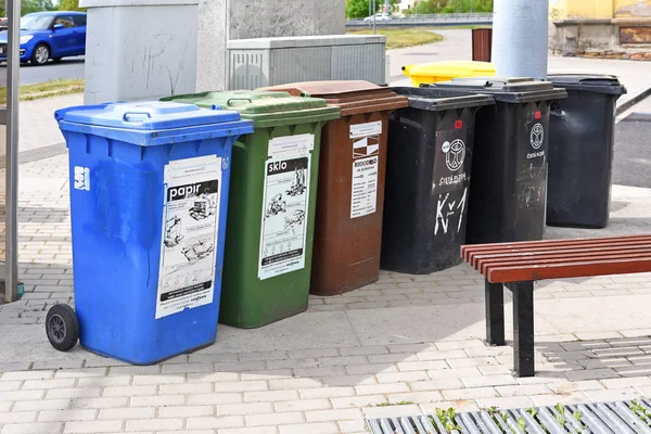 Pilsen República Checa Maio 2018 Site Para Triagem Coleta Lixo — Fotografia de Stock
