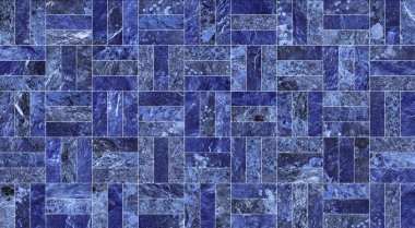 Bir taş doku şeklinde bir desenli seramik karo döşeme parçası.