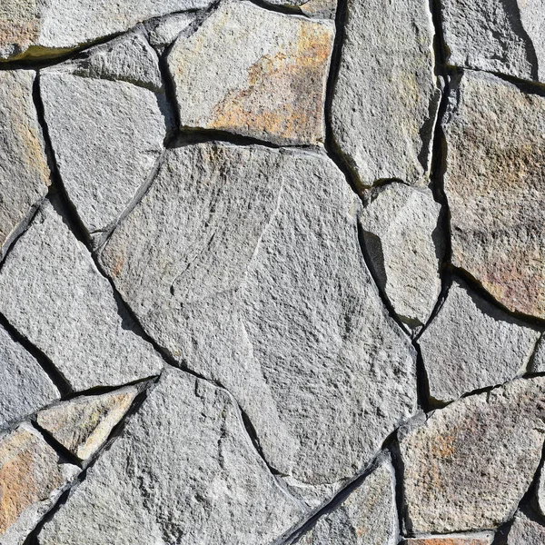 Fragment Van Een Muur Van Een Gechipte Steen — Stockfoto