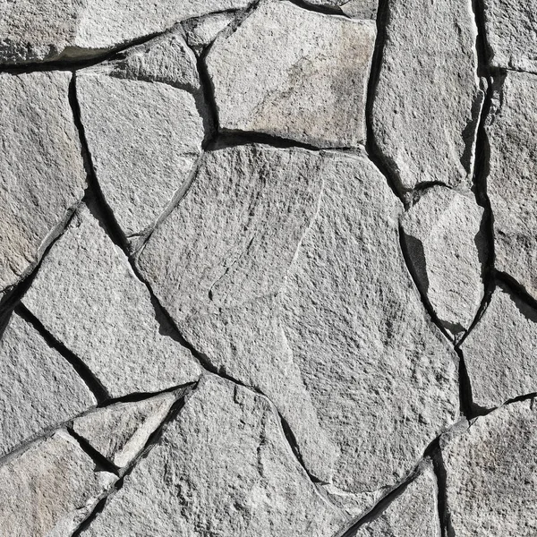Çatlamış Bir Taştan Bir Duvar Parçası — Stok fotoğraf