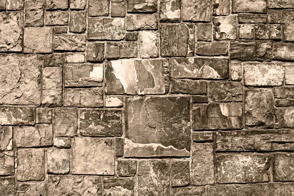 Fragmento Una Pared Una Piedra Astillada — Foto de Stock