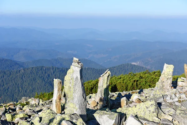 Geweldige Uitzicht Vanaf Bergtop — Stockfoto