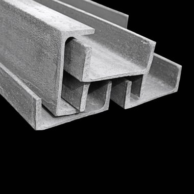 Açı çelik endüstriyel bir peyzaj