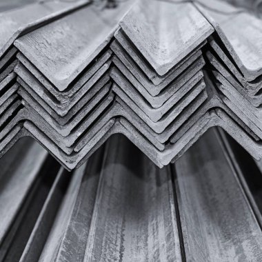 Açı çelik endüstriyel bir peyzaj