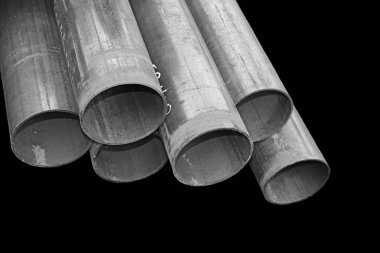 Boru çelik endüstriyel bir manzara vardır