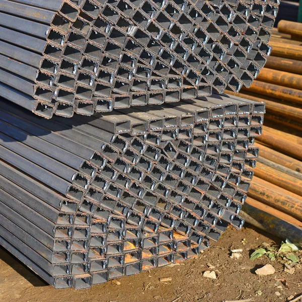 Metal Pipes Construction — Stock Photo, Image