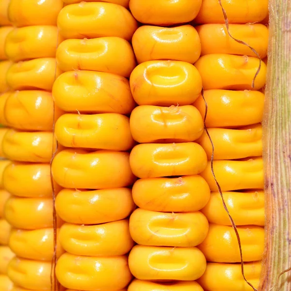 Close View Ripe Corn Cob — Stock Photo, Image