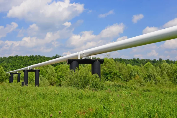 Large White Pipe Field — Stock Photo, Image